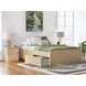 Onita Natural Platform Storage Bedroom Set with 2 Drawers