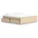 Onita Natural King Platform Storage Bed with 2 Drawers