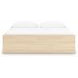 Onita Natural King Platform Storage Bed with 2 Drawers