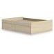 Onita Natural Full Platform Storage Bed with 4 Drawers