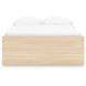 Onita Natural Full Platform Storage Bed with 4 Drawers