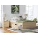 Onita Natural Full Platform Storage Bed with 4 Drawers