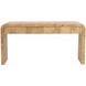Rowena Natural Rectangular Console Table with 2 Drawers