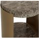 Gardiner Dark Emperador Outdoor Round End Table