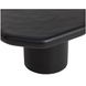 Detti Black Free Form Small Concrete Top Outdoor Cocktail Table