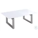 Ebony Gloss White Extendable Dining Table