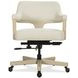Briar Beige Upholstered Executive Chair with Adjustable Height