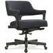 Briar Black Upholstered Executive Chair with Adjustable Height