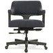 Briar Black Upholstered Executive Chair with Adjustable Height