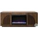 Eclipse Bourbon And Walnut 65" Fireplace TV Stand