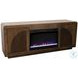 Eclipse Bourbon And Walnut 65" Fireplace TV Stand
