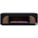 Eclipse Clove And Natural Walnut 82" Fireplace TV Stand