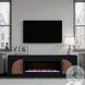 Eclipse Clove And Natural Walnut 82" Fireplace TV Stand