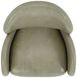 Rothko Uph Pale Green Leather Upholstered Swivel Accent Chair