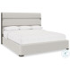 Prado Porcini Queen Upholstered Panel Bed