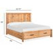 Highridge Honey Wheat Queen Storage Panel Bed
