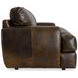Cameron Black Leather 97" Sofa with Pillow