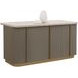 Cataldi Taupe 71" Kitchen Island