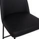 Sydney Black Upholstered Counter Height Stool Set of 2