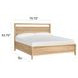 Somerset Butternut California King Panel Bed