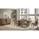 Landmark Weathered Oak 96" Extendable Rectangular Dining Table