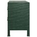 Edelman Dyed Green Rectangular 2 Drawer Side Table