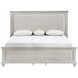 Silver Sands Gray King Upholstered Panel Bed