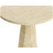 Kliff Natural 34" Round Concrete Top Outdoor Bar Table