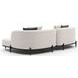 Madera Oatmeal 2 Piece Modular RAF Chaise Sectional with Pillows