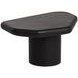 Detti Black Free Form Small Concrete Top Outdoor Cocktail Table