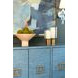 Effie Blue and Gold 4 Door Buffet