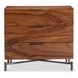 Brasea Lume and Tungsten 3 Drawer Nightstand with USB Charging