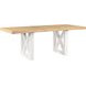 Magnolia Brown 80" Extendable Rectangular Counter Height Dining Table