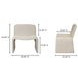 Ella Heather Beige Upholstered Accent Chair