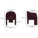 Clara Plum Performance Fabric Upholstered Dining Chair