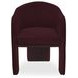 Clara Plum Performance Fabric Upholstered Dining Chair