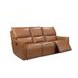 Portland Desert Leather 84" Lay Flat Power Reclining Sofa with Power Headrest and USB Charging