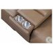 Bryant Tuscan Tan Leather 76" Lay Flat Power Reclining Console Loveseat with Power Headrest and USB Charging