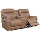 Bryant Tuscan Tan Leather 76" Lay Flat Power Reclining Console Loveseat with Power Headrest and USB Charging