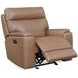 Bryant Tuscan Tan Leather Glider Power Recliner with Power Headrest and USB Charging