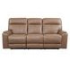 Bryant Tuscan Tan Leather 85" Lay Flat Power Reclining Sofa with Power Headrest and USB Charging