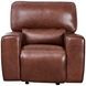Broadway Brown Leather Lay Flat Power Reclining Living Room Set with USB Charging