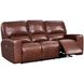 Broadway Brown Leather Lay Flat Power Reclining Living Room Set with USB Charging