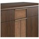 Verge Handcrafted Walnut 1 Drawer Accent Door Chest