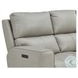 Laredo Cement Leather Power Reclining Sofa with Power Headrest