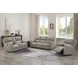 Laredo Cement Leather 87" Zero Gravity Power Reclining Sofa with Fold Down Center Console and USB Charging