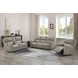 Laredo Cement Leather 87" Zero Gravity Power Reclining Sofa with Fold Down Center Console and USB Charging