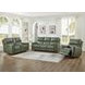 Laredo Sage Moss Leather Zero Gravity Glider Power Recliner with Power Headrest and USB Charging