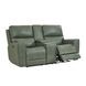 Laredo Sage Moss Leather Zero Gravity Power Reclining Living Room Set with Power Headrest and USB Charging