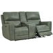 Laredo Sage Moss Leather Zero Gravity Power Reclining Living Room Set with Power Headrest and USB Charging